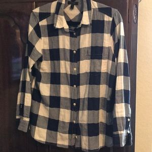 Jcrew plaid button up shirt